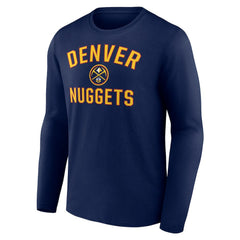 Denver Nuggets Victory Arch Team Long Sleeve T-Shirt sale - Navy outlet