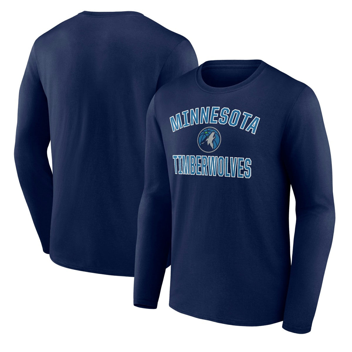 Minnesota Timberwolves Victory Arch Team Long Sleeve T-Shirt - Navy online