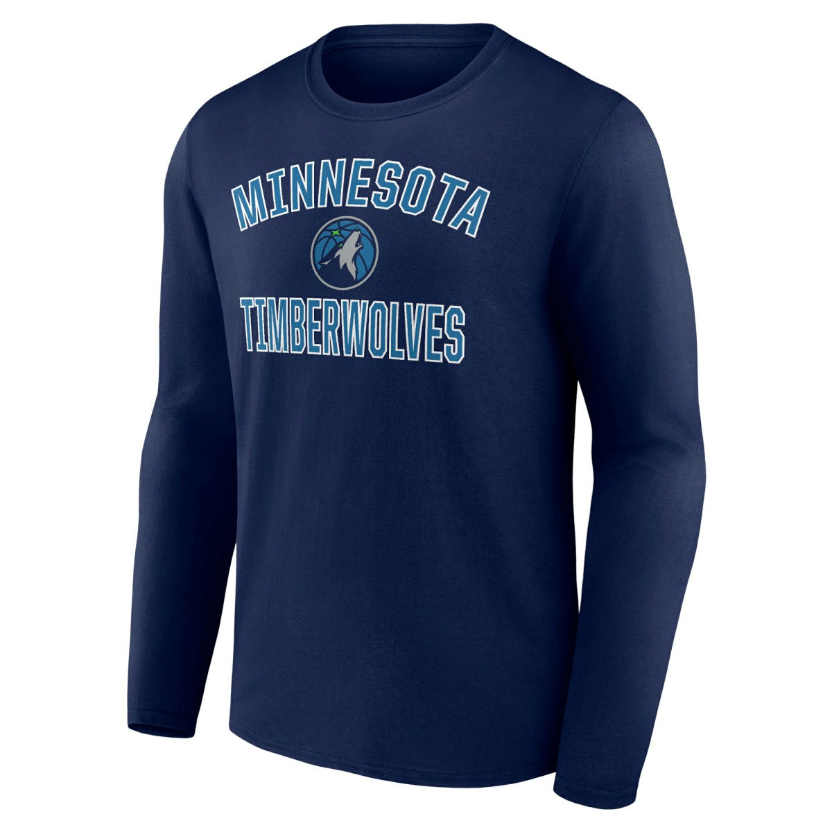 Minnesota Timberwolves Victory Arch Team Long Sleeve T-Shirt - Navy online