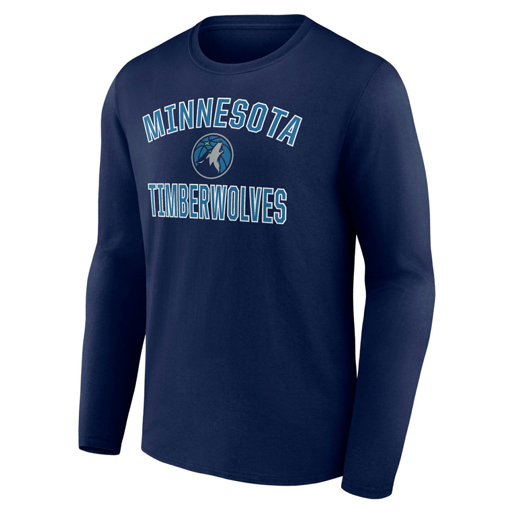 Minnesota Timberwolves Victory Arch Team Long Sleeve T-Shirt - Navy online