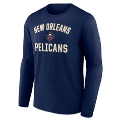 New Orleans Pelicans Victory Arch Team Long Sleeve T-Shirt - Navy outlet