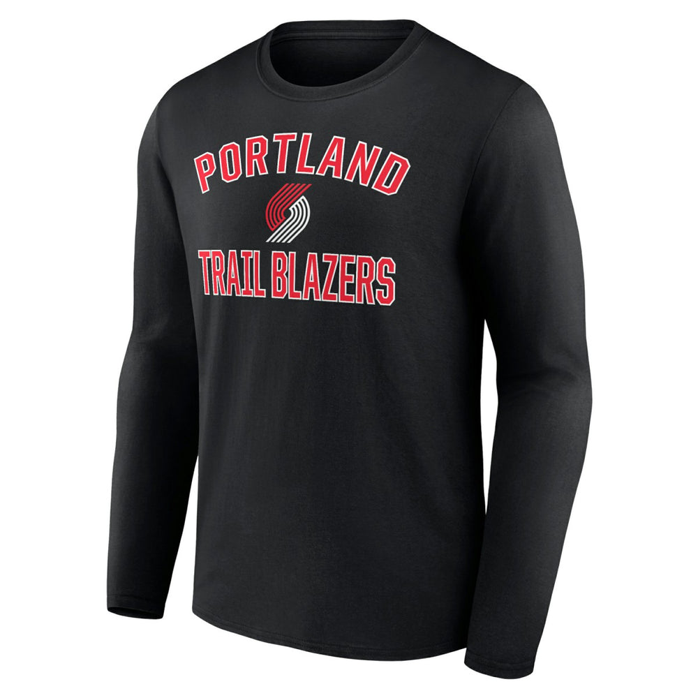 Portland Trail Blazers Victory Arch Team Long Sleeve T-Shirt - Black cheap