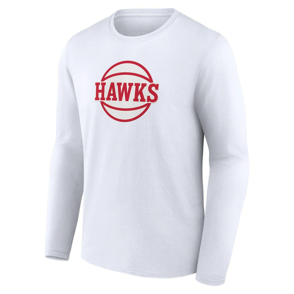 Atlanta Hawks Alternate Logo Long Sleeve T-Shirt - White cheap