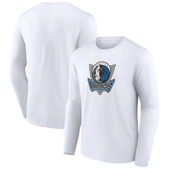 Dallas Mavericks Alternate Logo Long Sleeve T-Shirt sale - White outlet