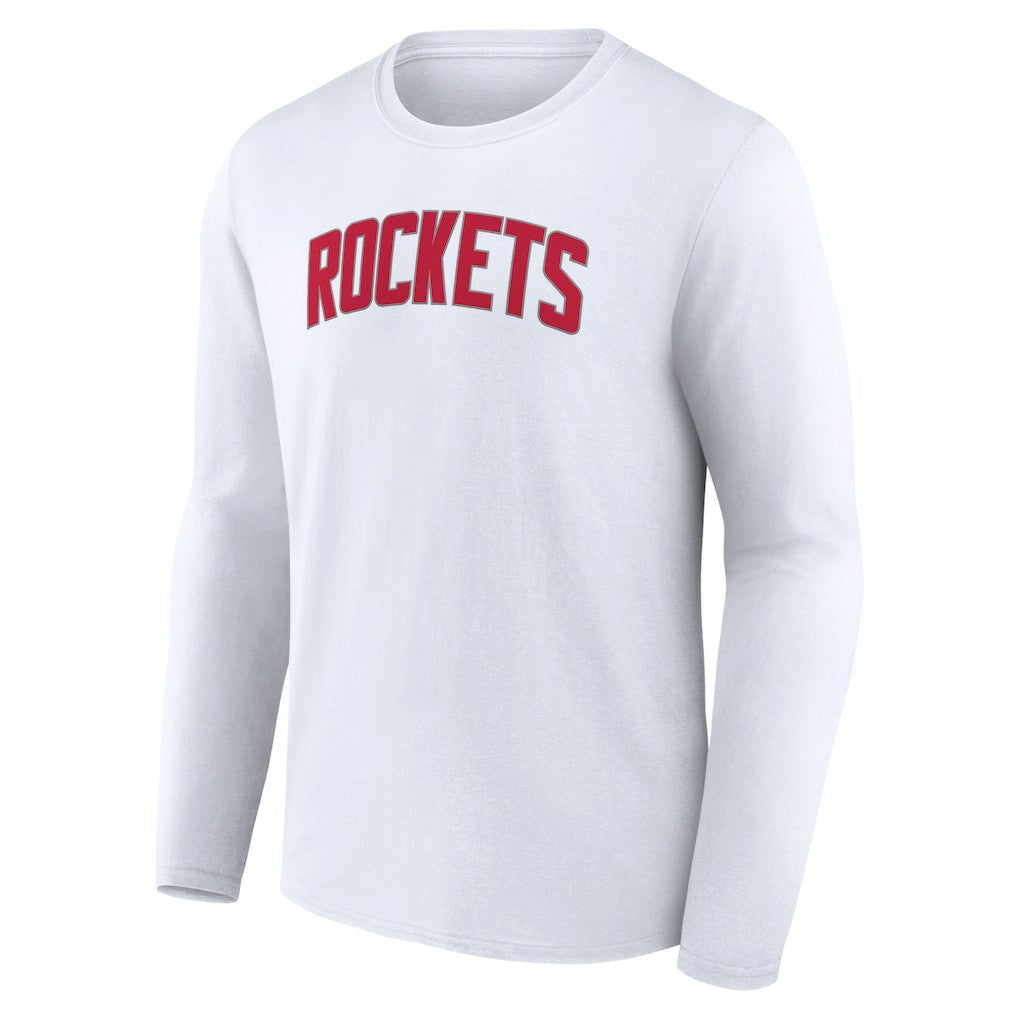 Houston Rockets Alternate Logo Long Sleeve T-Shirt - White on sale