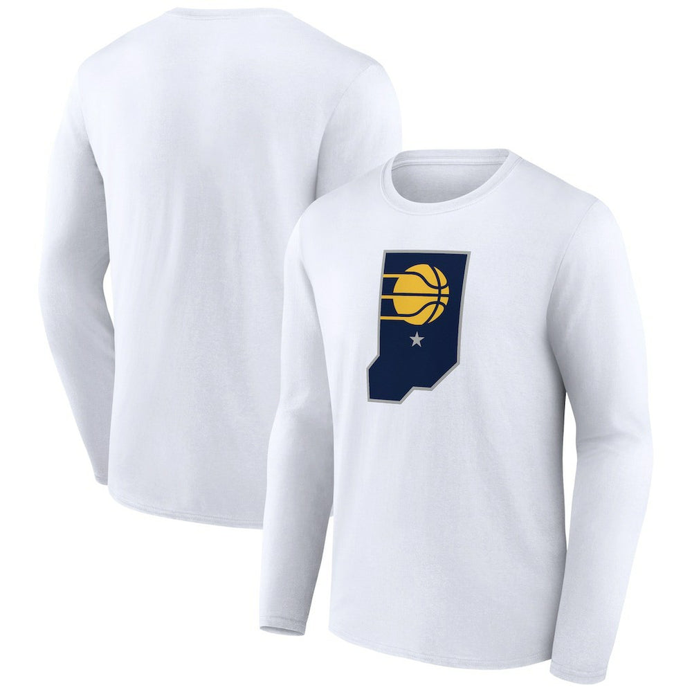 Indiana Pacers Alternate Logo Long Sleeve T-Shirt - White outlet