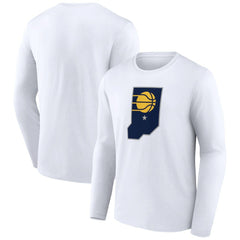 Indiana Pacers Alternate Logo Long Sleeve T-Shirt - White outlet