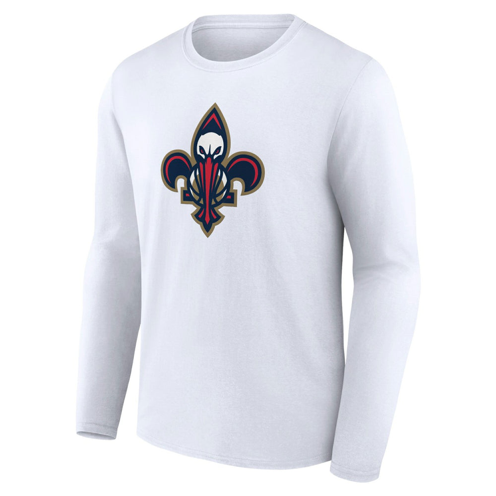 New Orleans Pelicans Alternate Logo Long Sleeve T-Shirt - White online