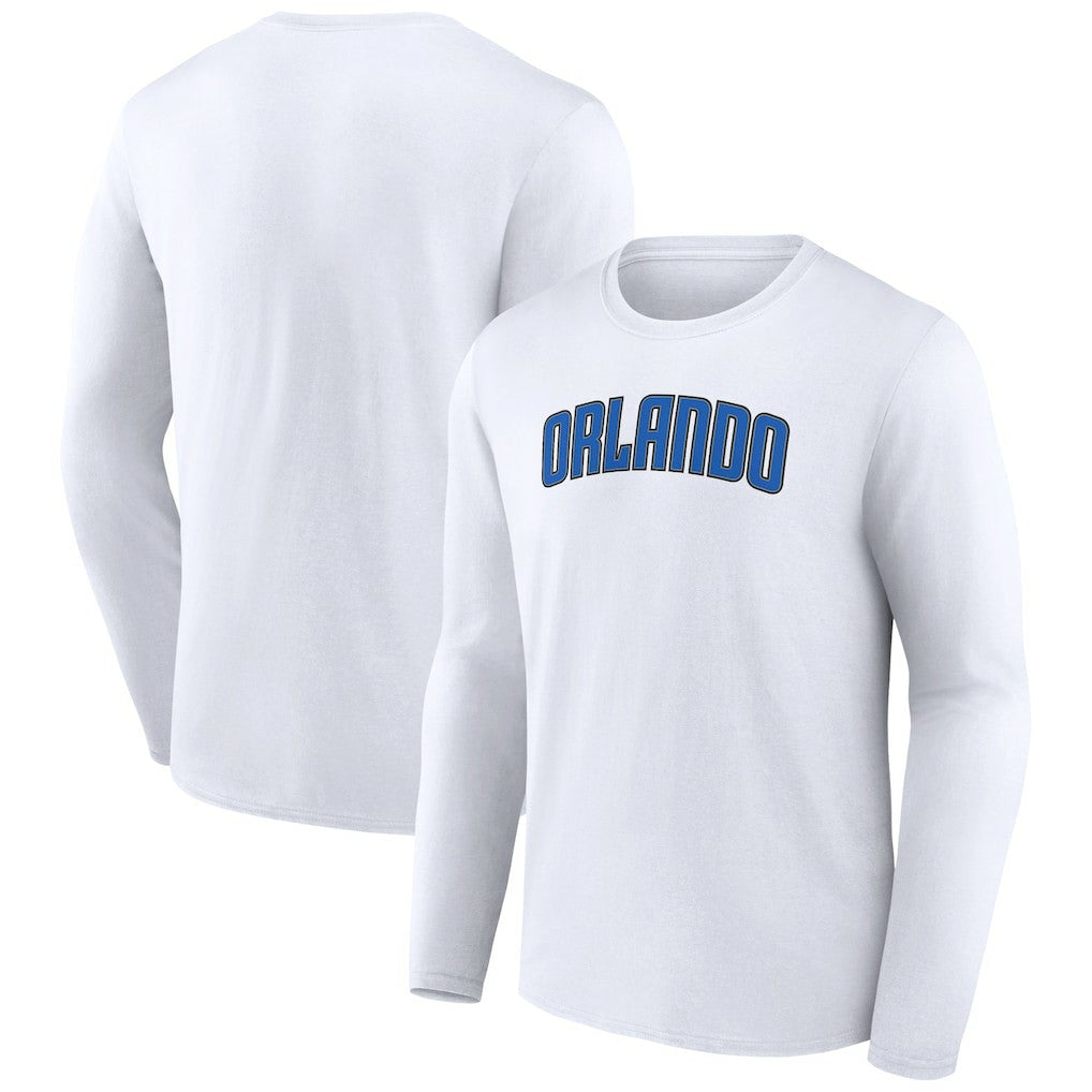 Orlando Magic Alternate Logo Long Sleeve T-Shirt - White cheap