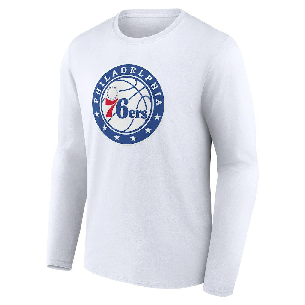 Philadelphia 76ers Alternate Logo Long Sleeve T-Shirt - White outlet