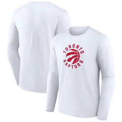 Toronto Raptors Alternate Logo Long Sleeve T-Shirt - White discount