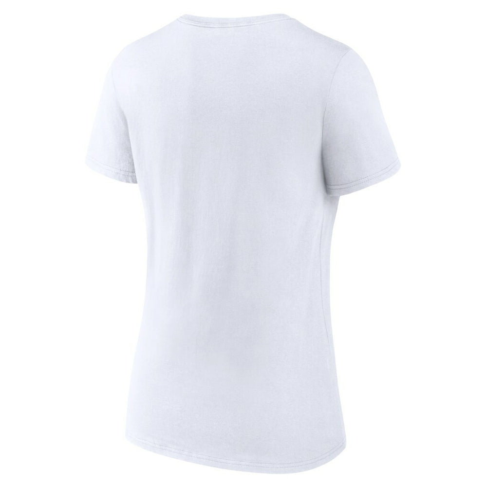 Indiana Pacers Women's Alternate Logo V-Neck T-Shirt - White for sale
