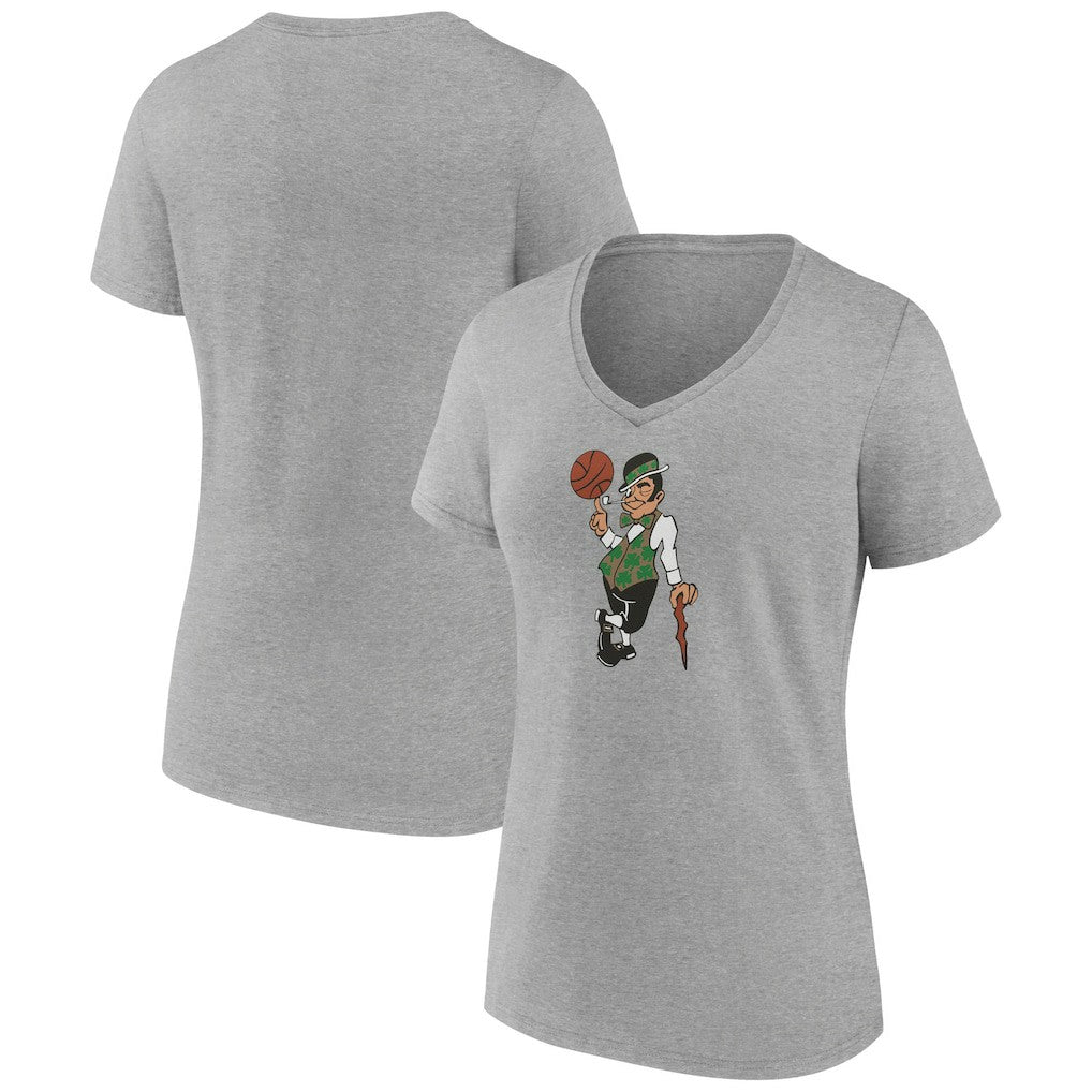 Boston Celtics Women's Alternate Logo V-Neck T-Shirt - Gray cheap
