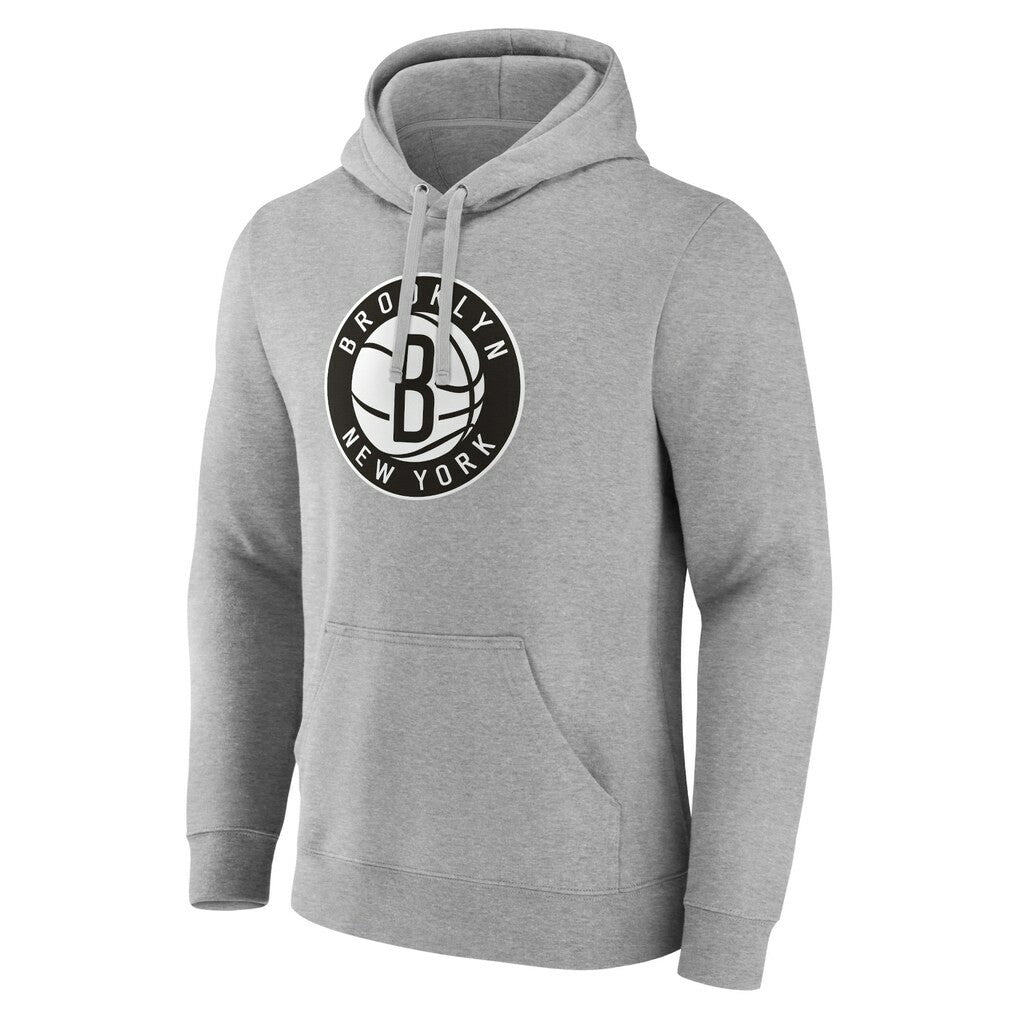 Brooklyn Nets Alternate Logo Pullover Hoodie - Gray discount
