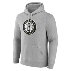 Brooklyn Nets Alternate Logo Pullover Hoodie - Gray discount