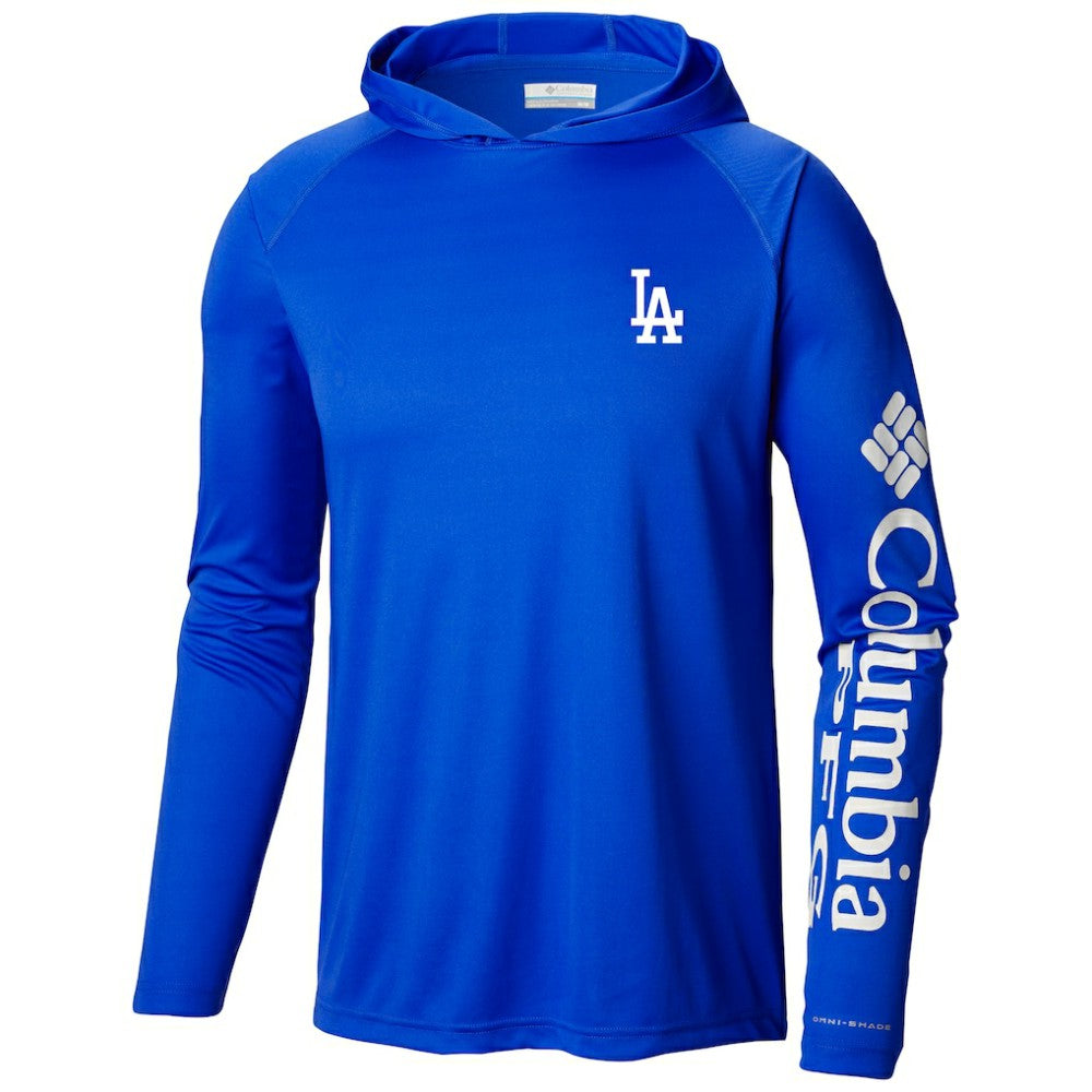Los Angeles Dodgers Terminal Tackle Long Sleeve Hoodie T-Shirt - Royal | Columbia