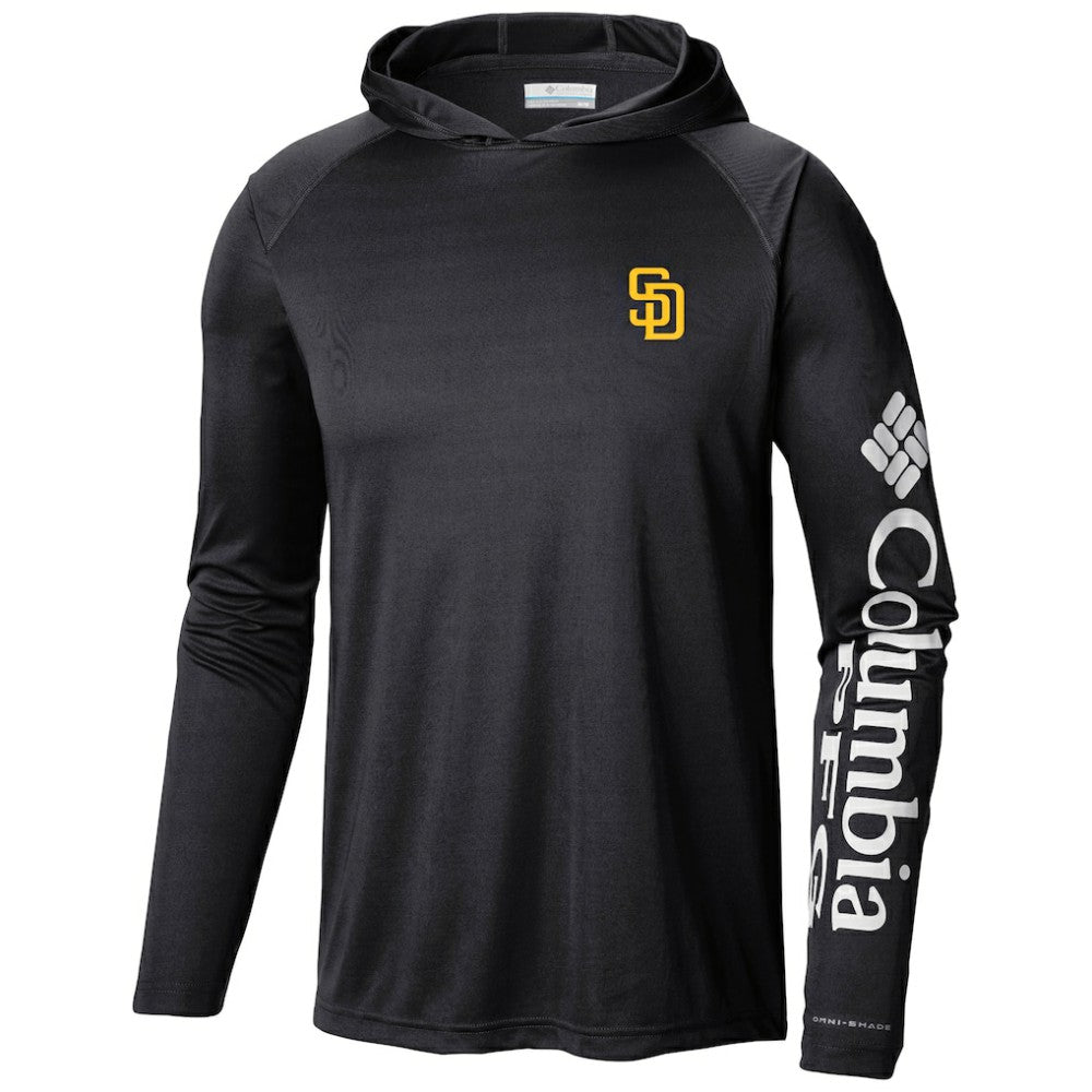 San Diego Padres Terminal Tackle Long Sleeve Hoodie T-Shirt - Black | Columbia
