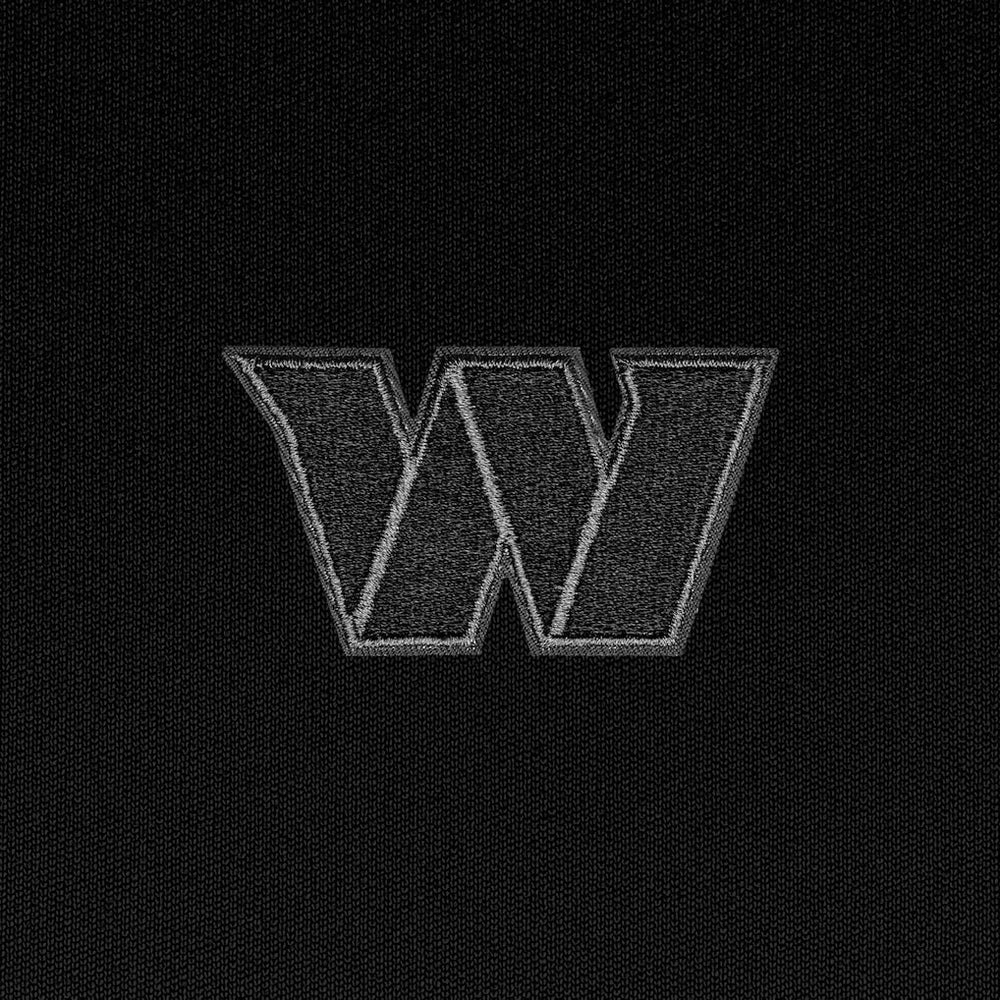 Washington Commanders Antigua Women's Tonal Logo Protect Full-Zip Hoodie Jacket - Black/Charcoal for sale