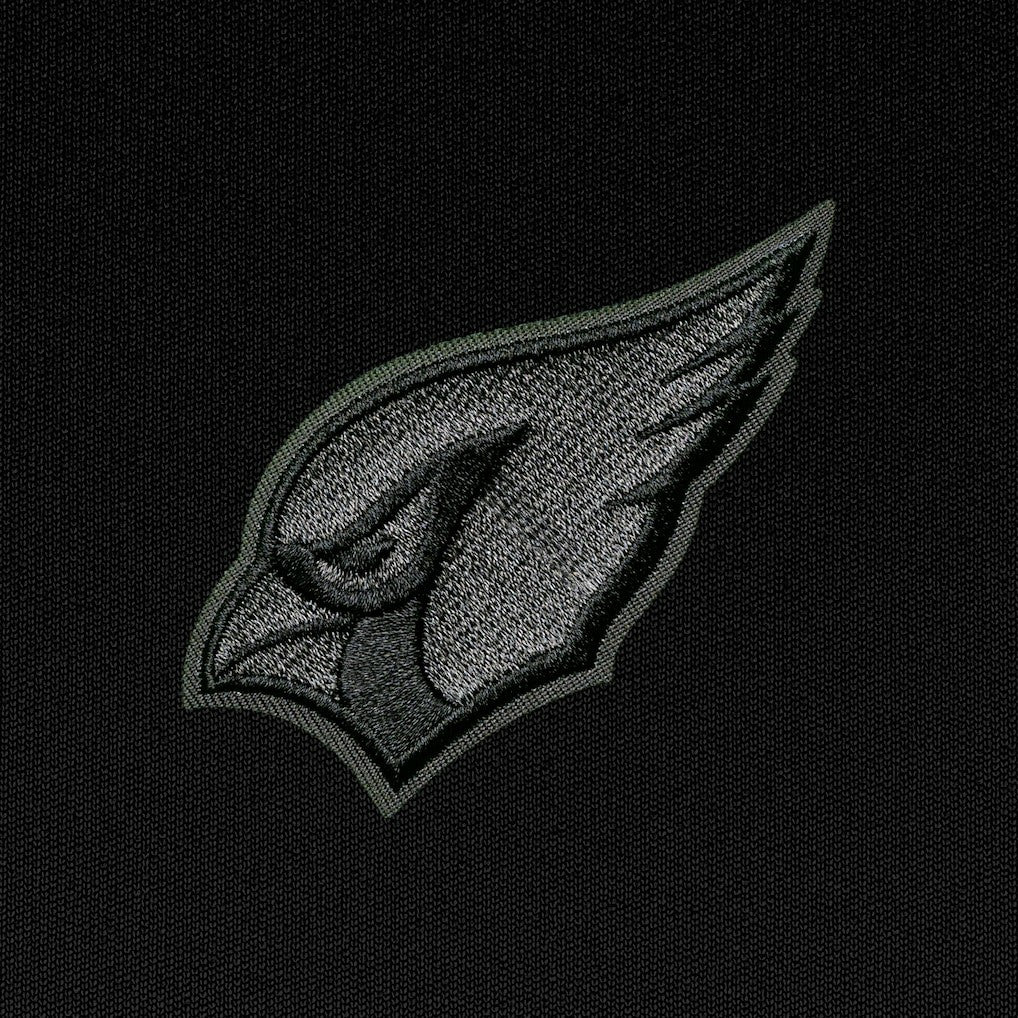 Arizona Cardinals Antigua Tonal Logo Tribute Quarter-Zip Pullover Top - Black outlet