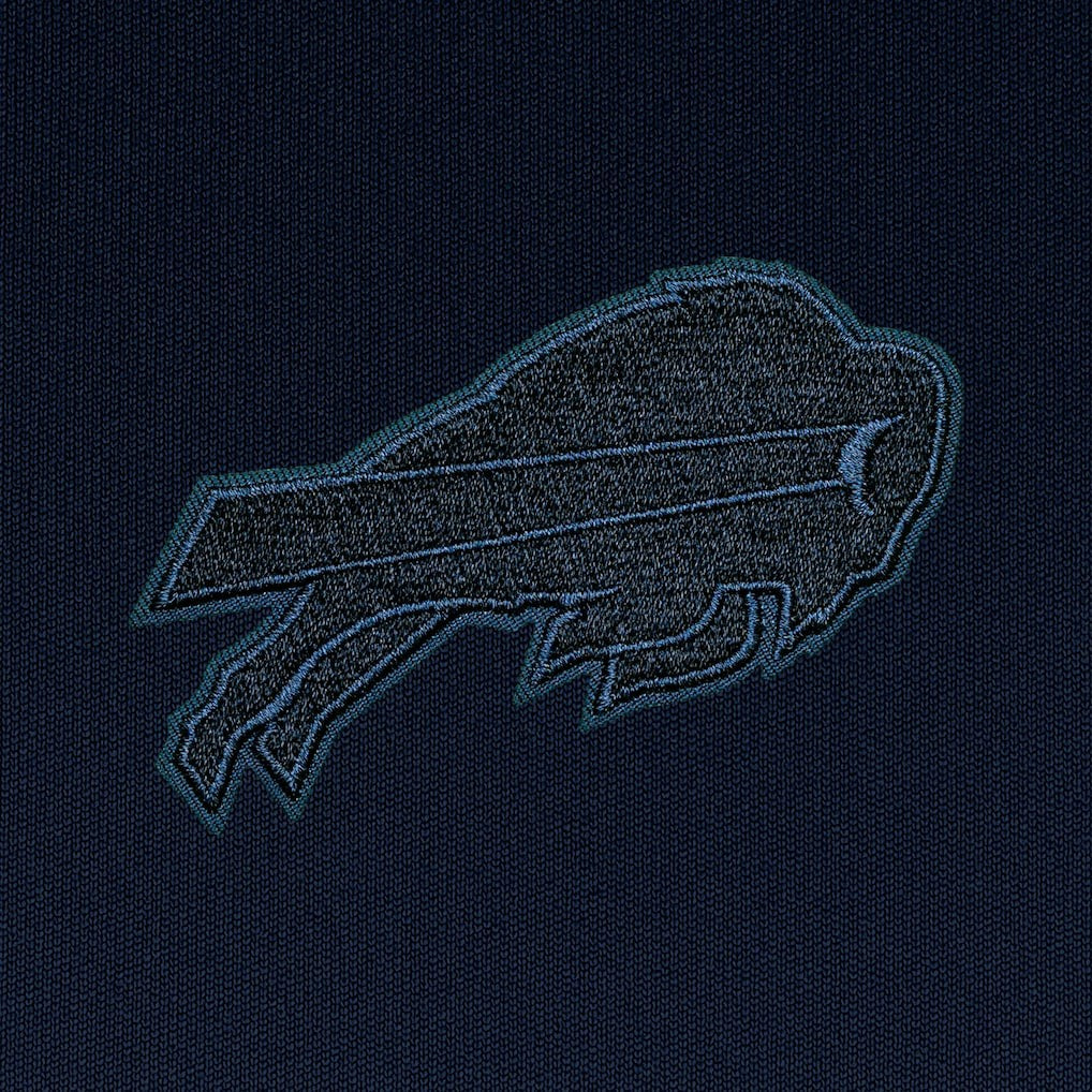 Buffalo Bills Antigua Tonal Logo Tribute Quarter-Zip Pullover Top - Navy online
