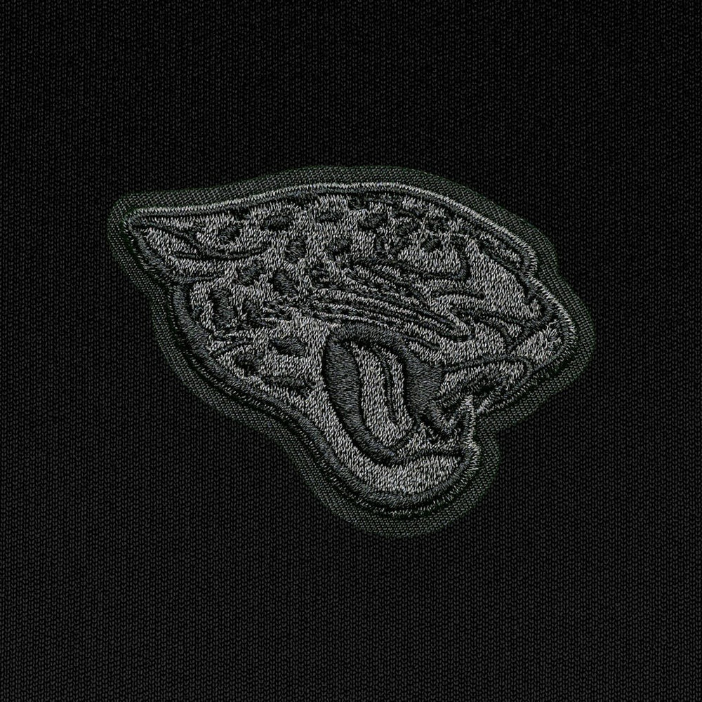 Jacksonville Jaguars Antigua Tonal Logo Tribute Quarter-Zip Pullover Top - Black discount