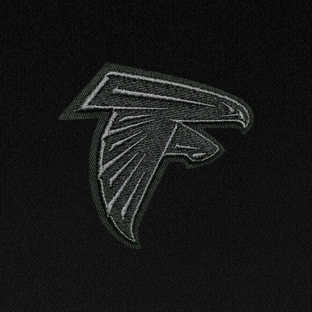 Atlanta Falcons Antigua Tonal Logo Victory Pullover Hoodie - Black cheap