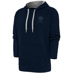 Chicago Bears Antigua Tonal Logo Victory Pullover Hoodie - Navy discount