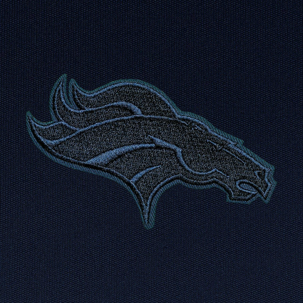 Denver Broncos Antigua Tonal Logo Victory Pullover Hoodie - Navy discount