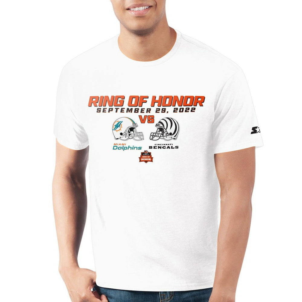 Cincinnati Bengals Starter 2022 Ring of Honor T-Shirt - White discount