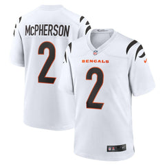 Evan McPherson Cincinnati Bengals Game Player Jersey - White | Nike outlet