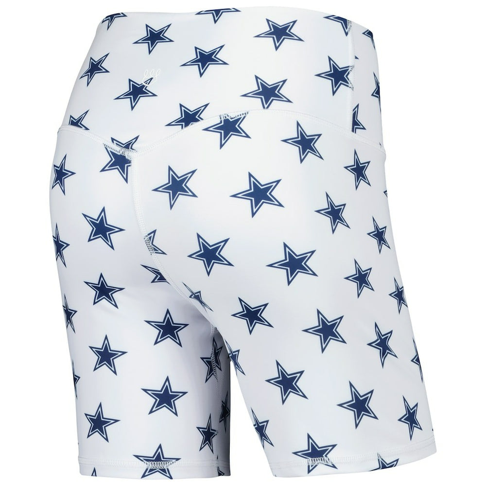 Dallas Cowboys Women's Allover Print Biker Shorts - White outlet