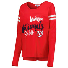 Washington Nationals Touch Women's Free Agent Long Sleeve T-Shirt - Red