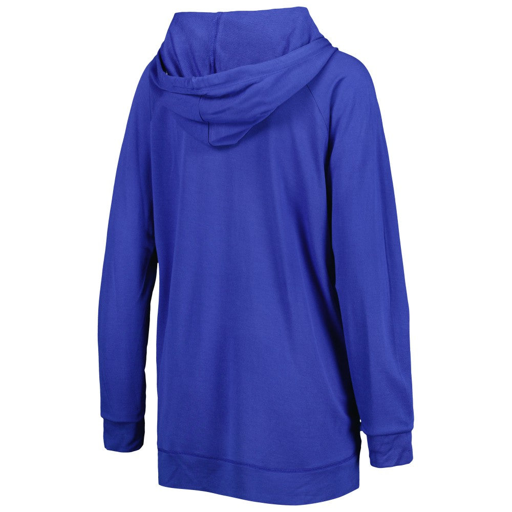 Los Angeles Dodgers Touch Women's Pre-Game Raglan Pullover Hoodie - Royal