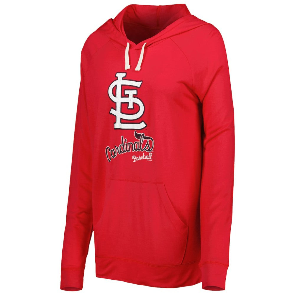 St. Louis Cardinals Touch Women's Pre-Game Raglan Pullover Hoodie - Red