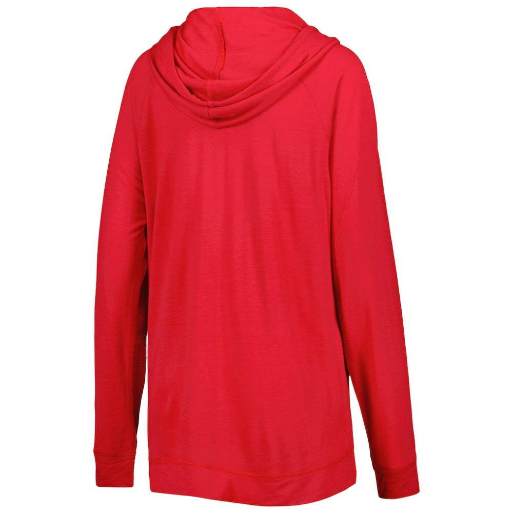 St. Louis Cardinals Touch Women's Pre-Game Raglan Pullover Hoodie - Red