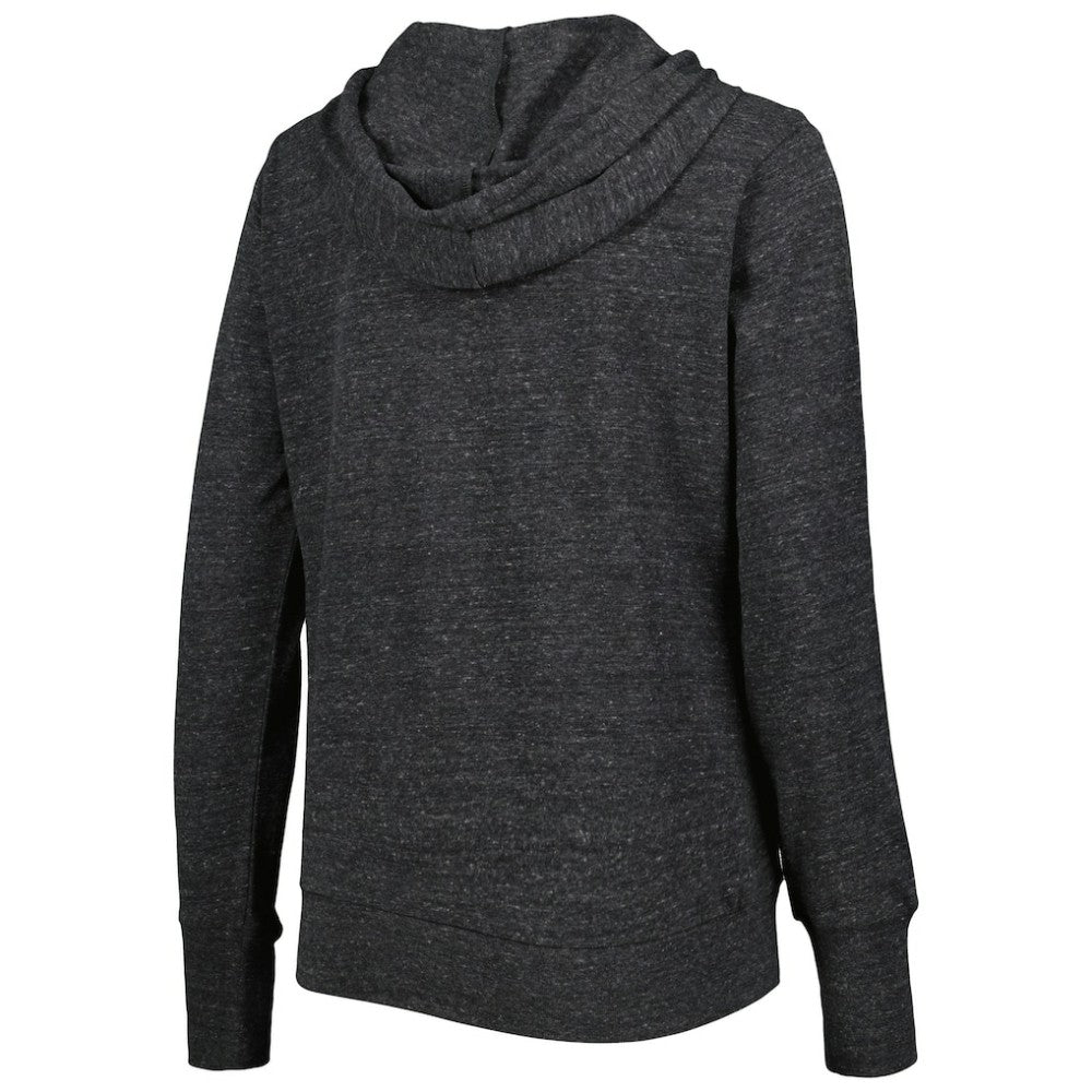 Chicago White Sox Touch Women's Training Camp Tri-Blend Lightweight Full-Zip Hoodie - Black