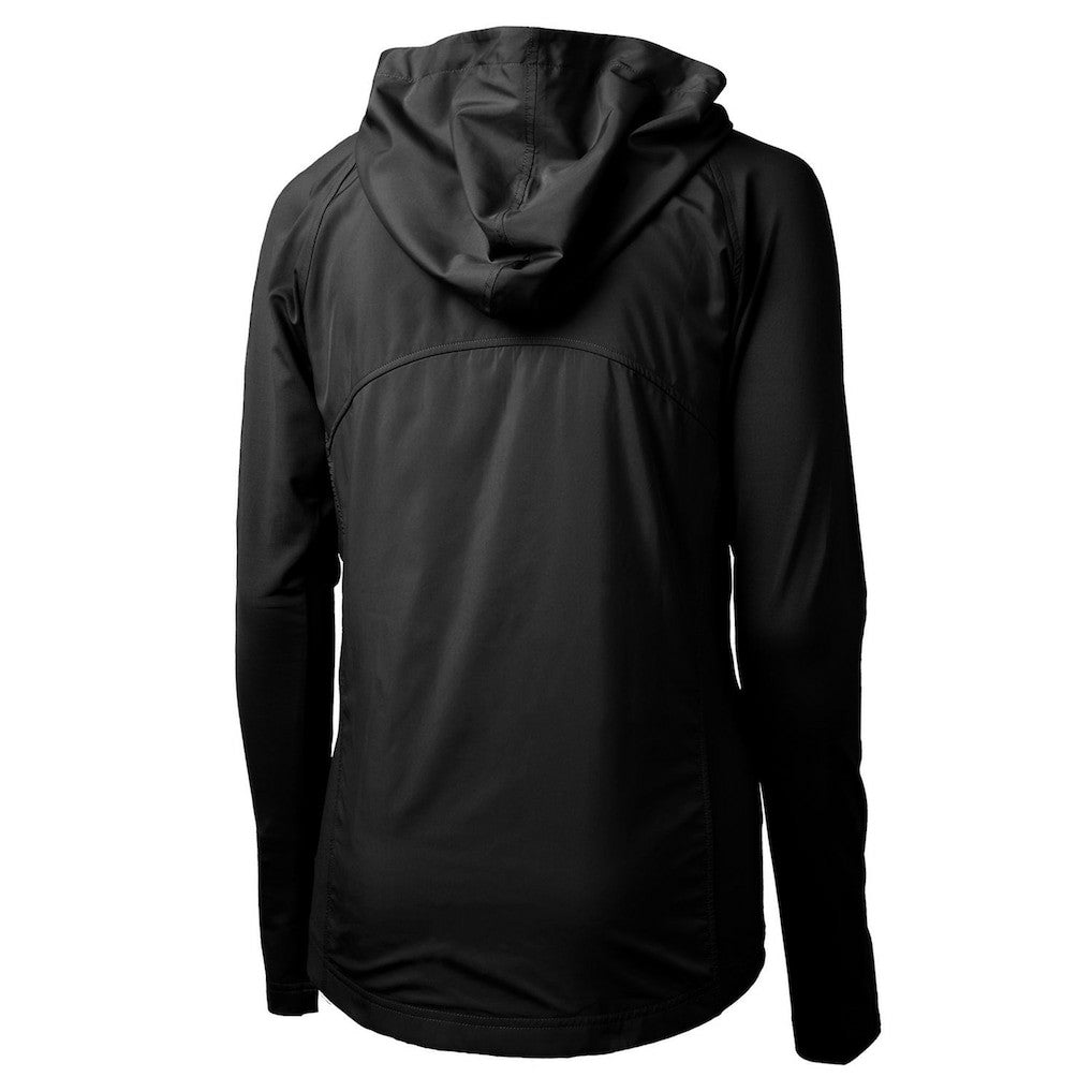 San Francisco 49ers Cutter & Buck Women's Throwback Logo Adapt Eco Knit Hybrid Recycled Full-Zip Hoodie - Black discount
