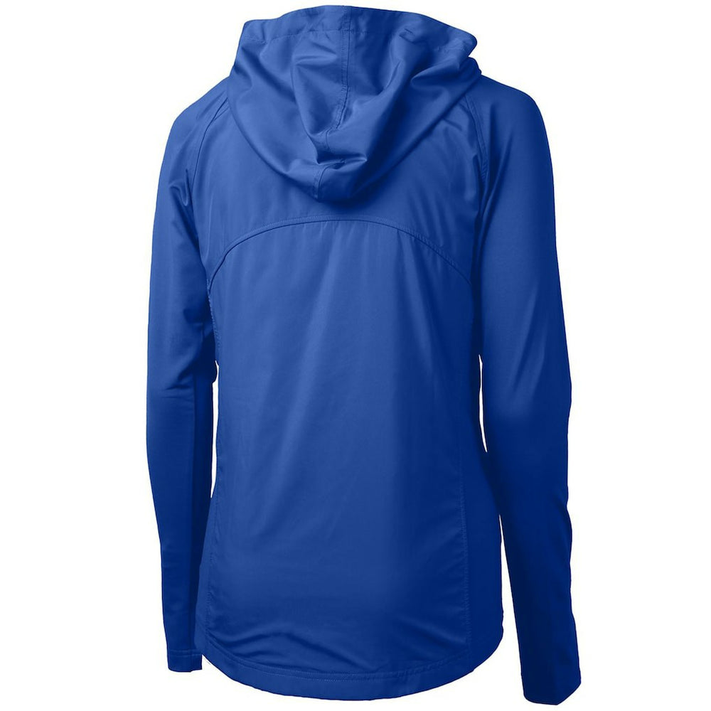 Seattle Seahawks Cutter & Buck Women's Throwback Logo Adapt Eco Knit Hybrid Recycled Full-Zip Hoodie - Royal outlet