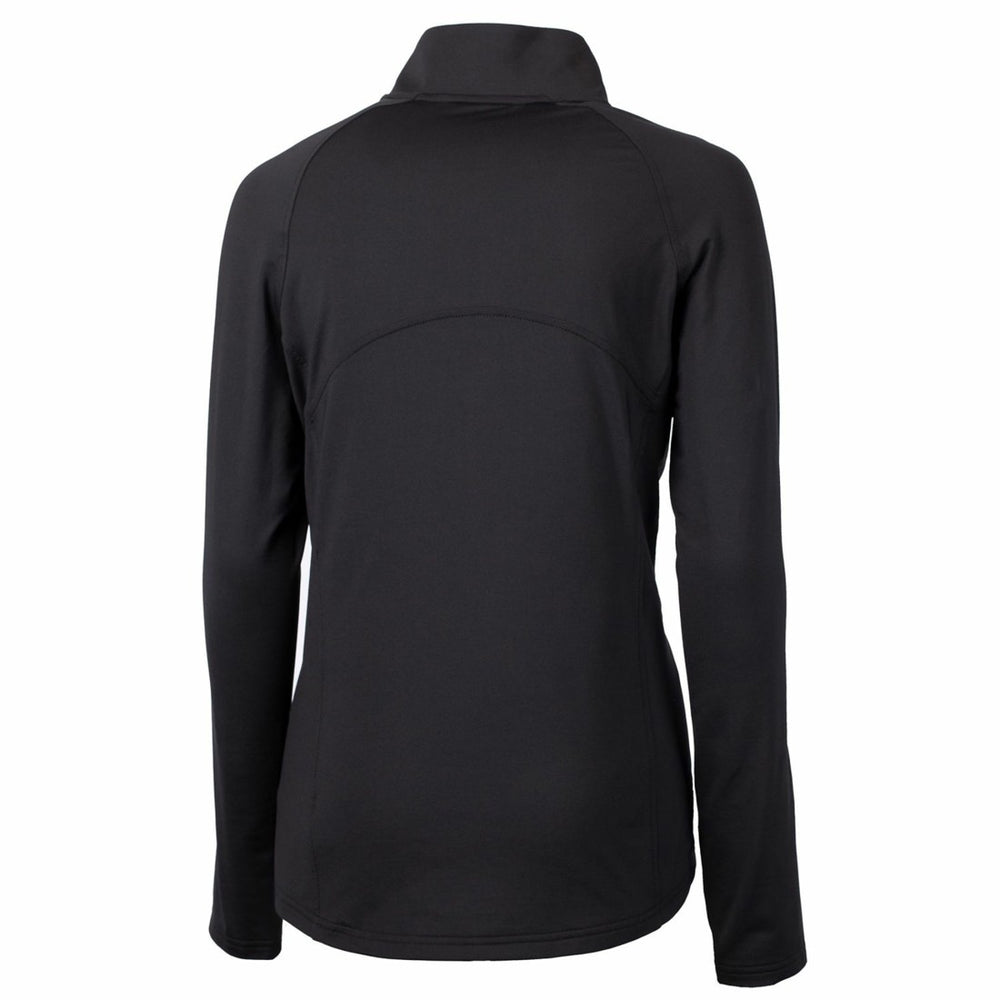 Detroit Lions Cutter & Buck Women's Throwback Logo Adapt Eco Knit Stretch Recycled Half-Zip Pullover Top - Black sale