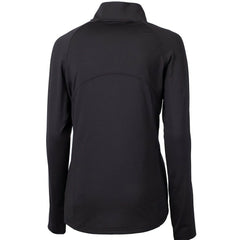 New England Patriots Cutter & Buck Women's Throwback Logo Adapt Eco Knit Stretch Recycled Half-Zip Pullover Top - Black discount