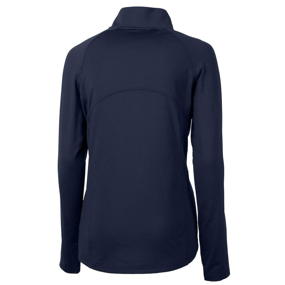 Chicago Bears Cutter & Buck Women's Throwback Logo Adapt Eco Knit Stretch Recycled Half-Zip Pullover Top - Navy cheap