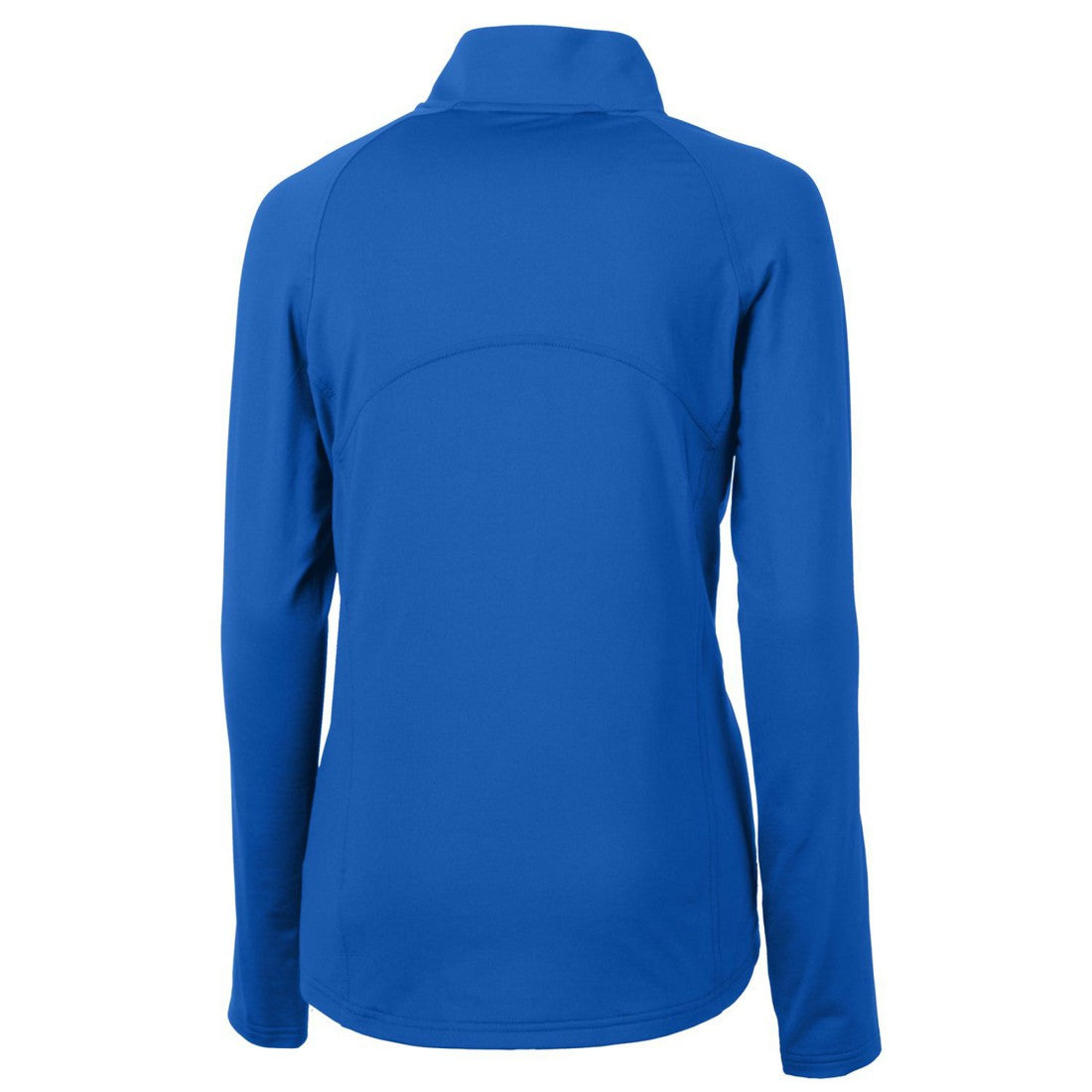 Denver Broncos Cutter & Buck Women's Throwback Logo Adapt Eco Knit Stretch Recycled Half-Zip Pullover Top - Royal cheap