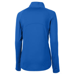 Denver Broncos Cutter & Buck Women's Throwback Logo Adapt Eco Knit Stretch Recycled Half-Zip Pullover Top - Royal cheap
