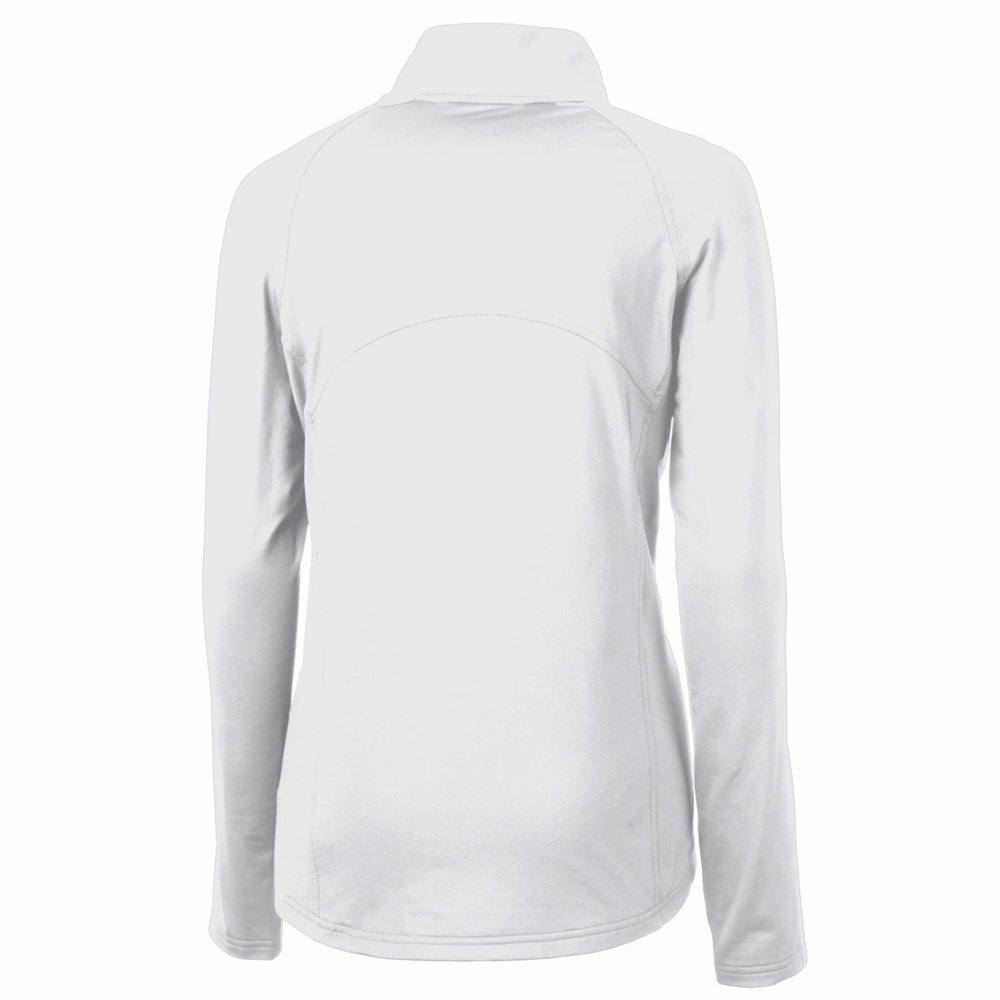 Detroit Lions Cutter & Buck Women's Throwback Logo Adapt Eco Knit Stretch Recycled Half-Zip Pullover Top - White sale