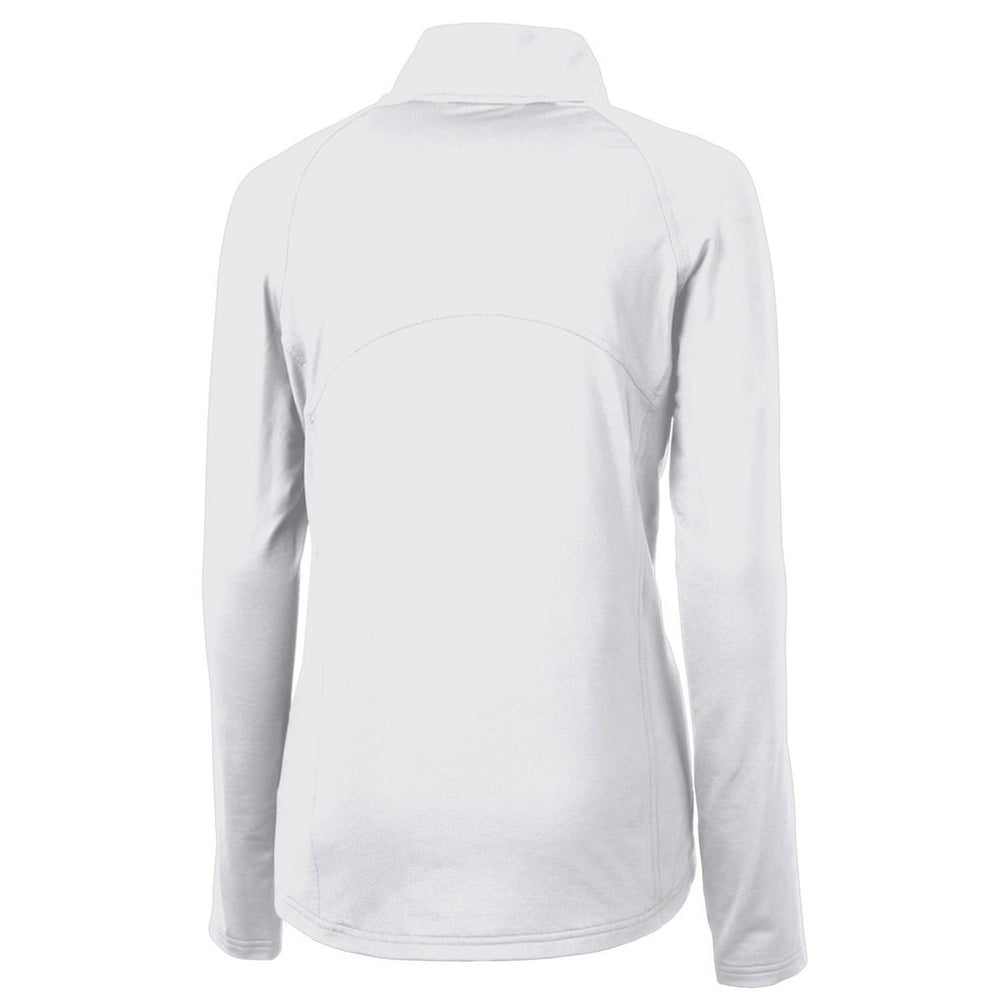 Buffalo Bills Cutter & Buck Women's Throwback Logo Adapt Eco Knit Stretch Recycled Half-Zip Pullover Top - White discount
