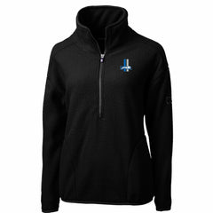 Detroit Lions Cutter & Buck Women's Throwback Logo Cascade Eco Sherpa Fleece Half-Zip Pullover Jacket - Black sale