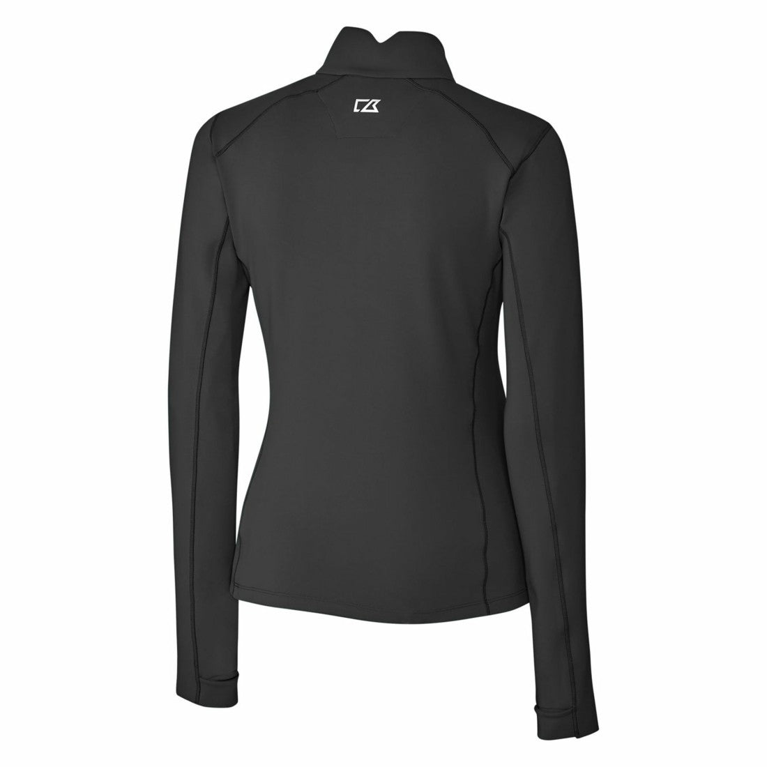 Detroit Lions Cutter & Buck Women's Throwback Logo Traverse Stretch Quarter-Zip Pullover Top - Black cheap