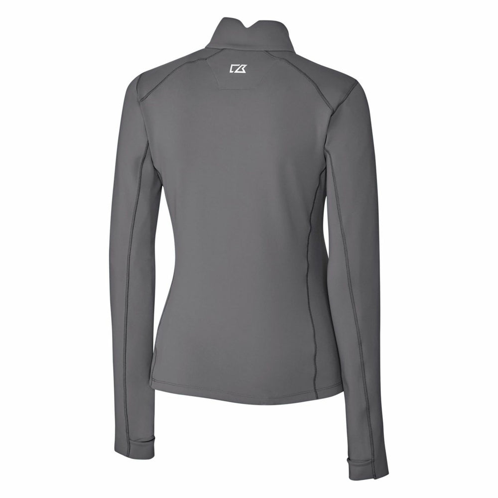 Detroit Lions Cutter & Buck Women's Throwback Logo Traverse Stretch Quarter-Zip Pullover Top - Steel online