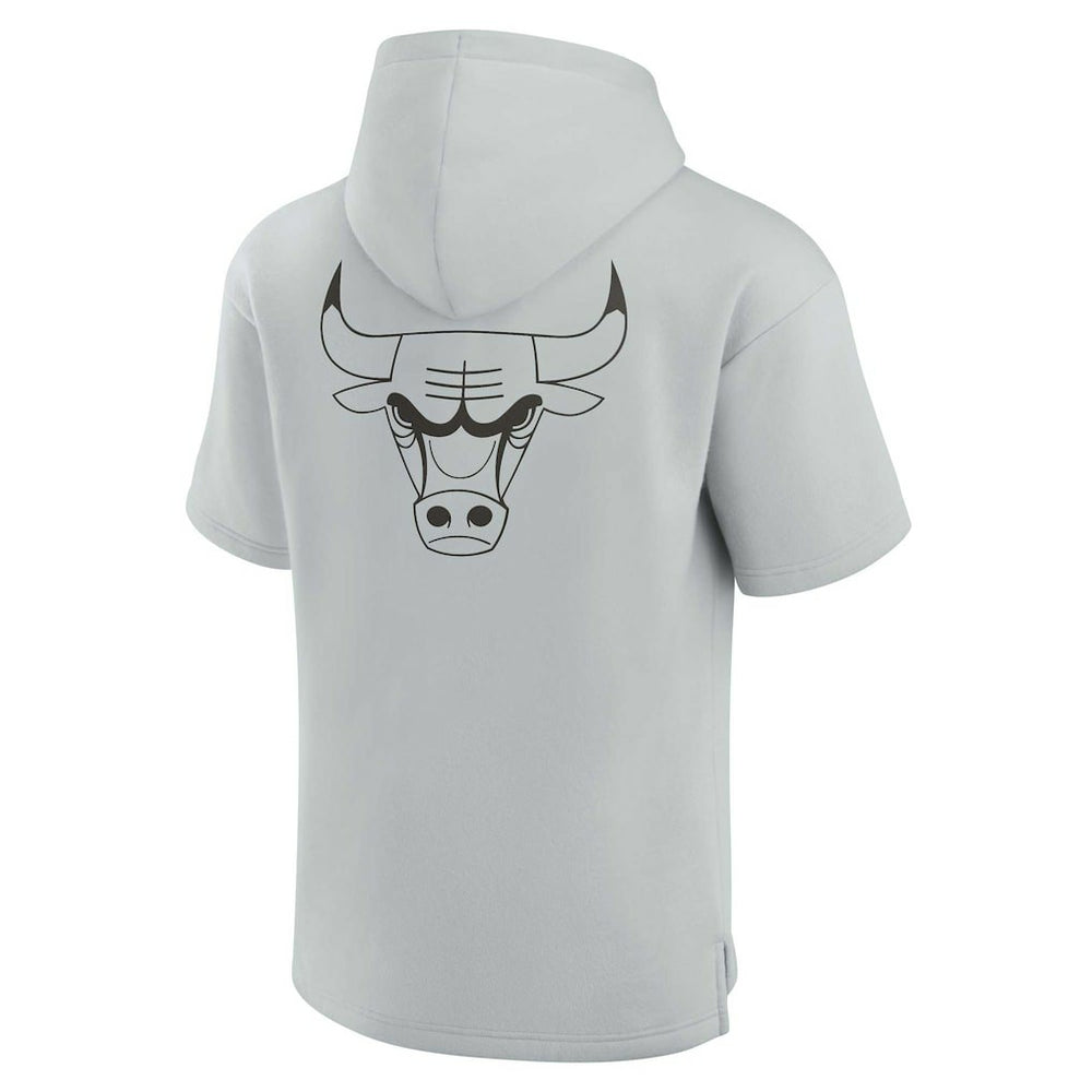 Chicago Bulls Unisex Elements Super Soft Fleece Short Sleeve Pullover Hoodie sale - Gray | Fanatics shop