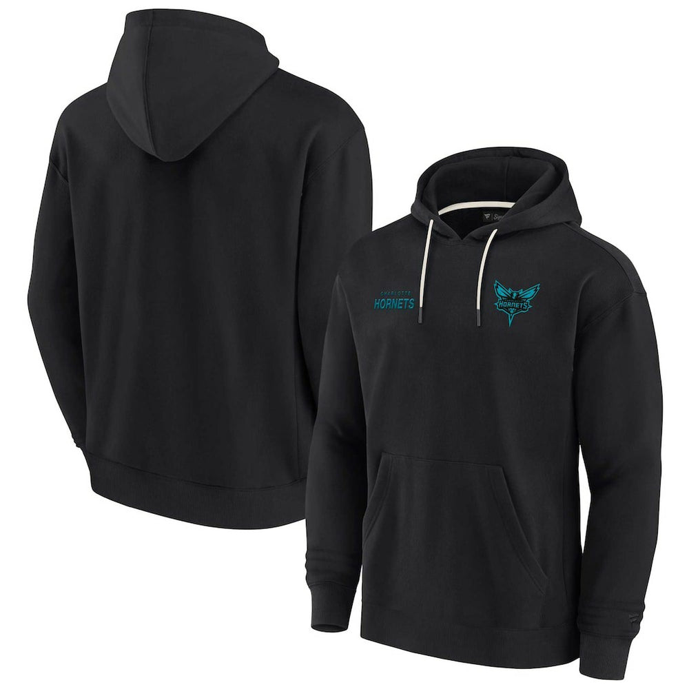 Charlotte Hornets Unisex Elements Super Soft Fleece Pullover Hoodie - Black | Fanatics online